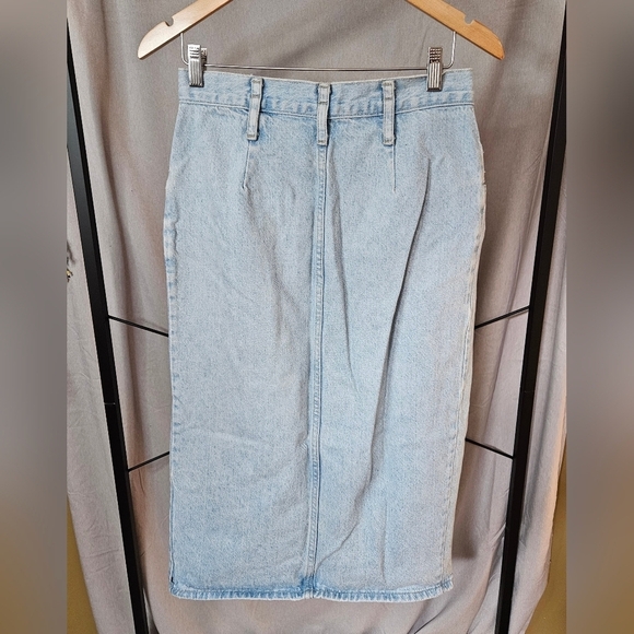 Vintage Denim Buttondown SkirtSize 14 - Picture 12 of 16
